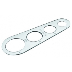 MEDIDOR DE PASTA INOX 18/10 - 18 CM.