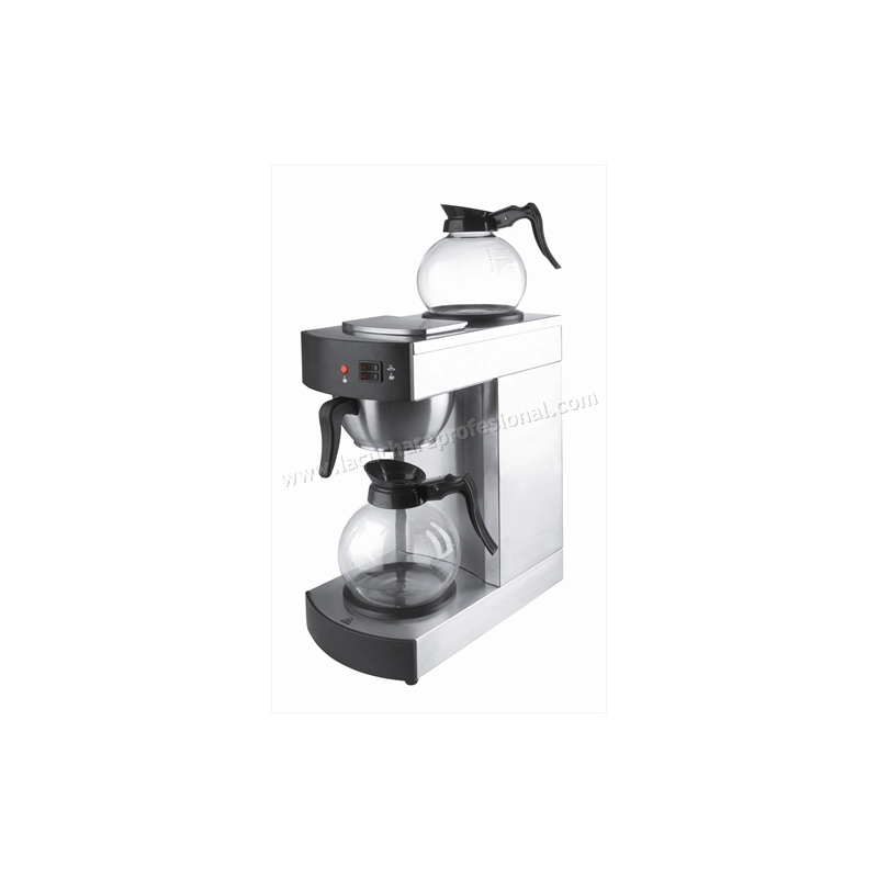 MÁQUINA DE CAFÉ AUTOMÁTICA DOBLE PLACA - 1,8 l.