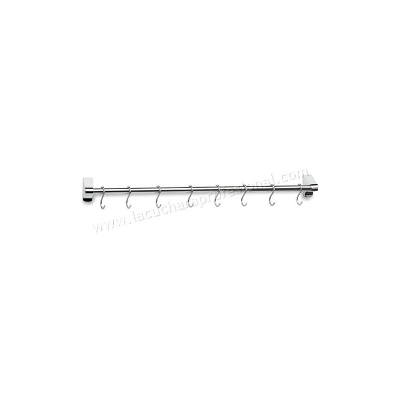 COLGADOR BARRA INOX 18/10 - 40 CM.