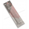 PINCHOS MORUNOS INOX 6 uds. - 20 CM.