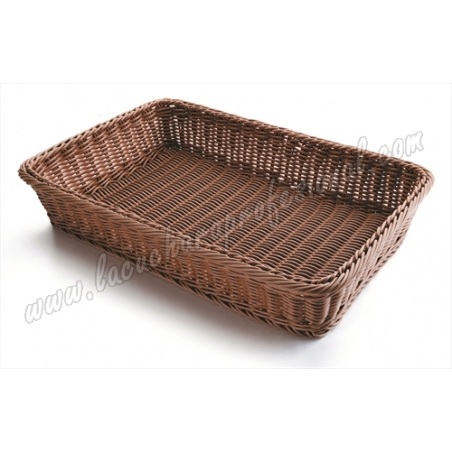 CESTA DE PAN CUADRADA OSCURA - 53 CM.