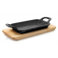 MINI SARTÉN GRILL RECTANGULAR CON BASE