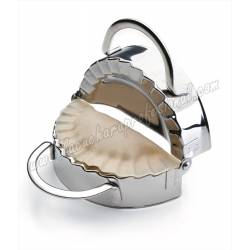 DUMPLING MOULD - 10 CM  (STAINLESS STEEL)