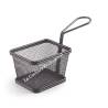 SQUARE BASKET - BLACK 10 X 8 CM (STAINLESS STEEL)