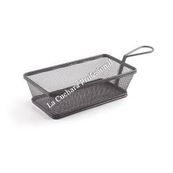 RECTANGULAR BASKET - BLACK...