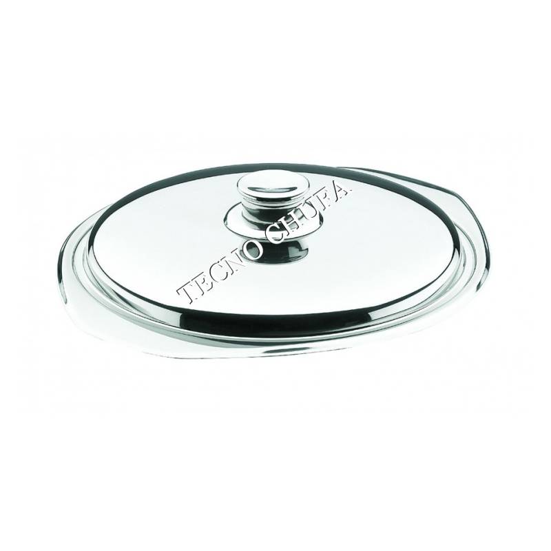 SOUP TUREEN LID - 22 CM (GLASS - STAINLESS STEEL)