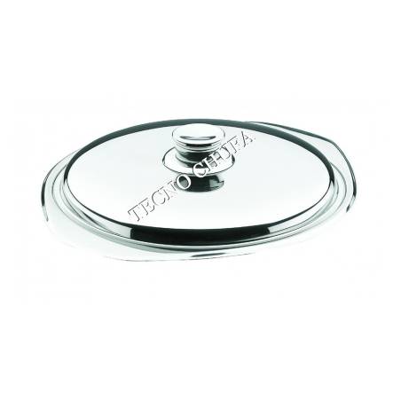 SOUP TUREEN LID - 22 CM (GLASS - STAINLESS STEEL)